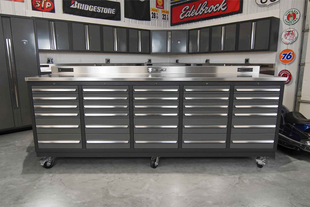 Dragonfire V1 Pro Series 30 Drawer 9FT Workbench