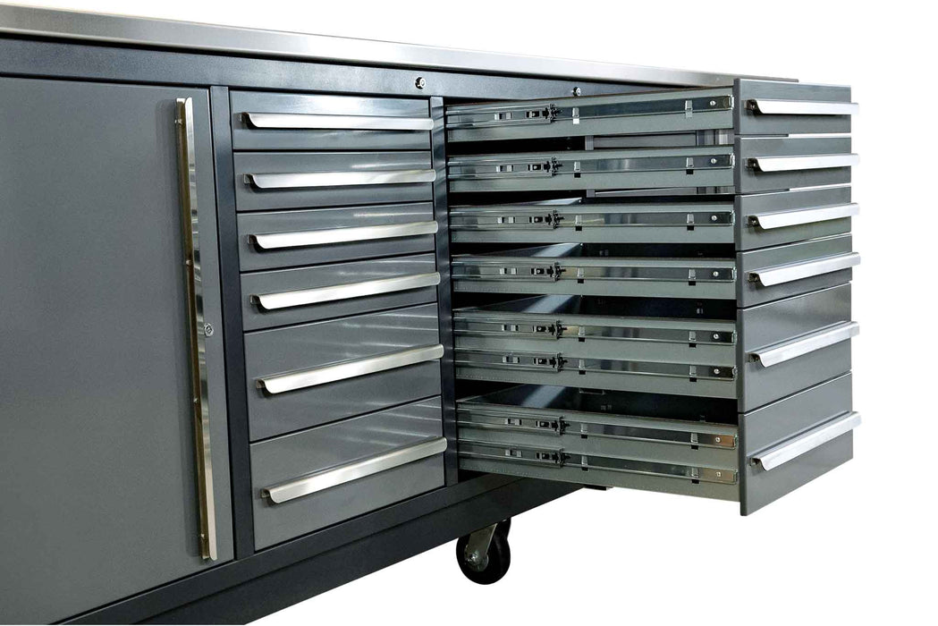 Dragonfire V1 Pro Series 18 Drawer 9FT Workbench