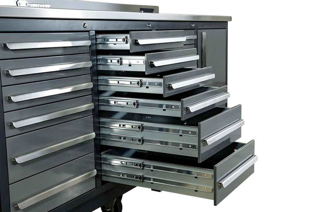 Dragonfire V1 Pro Series 18 Drawer 9FT Workbench