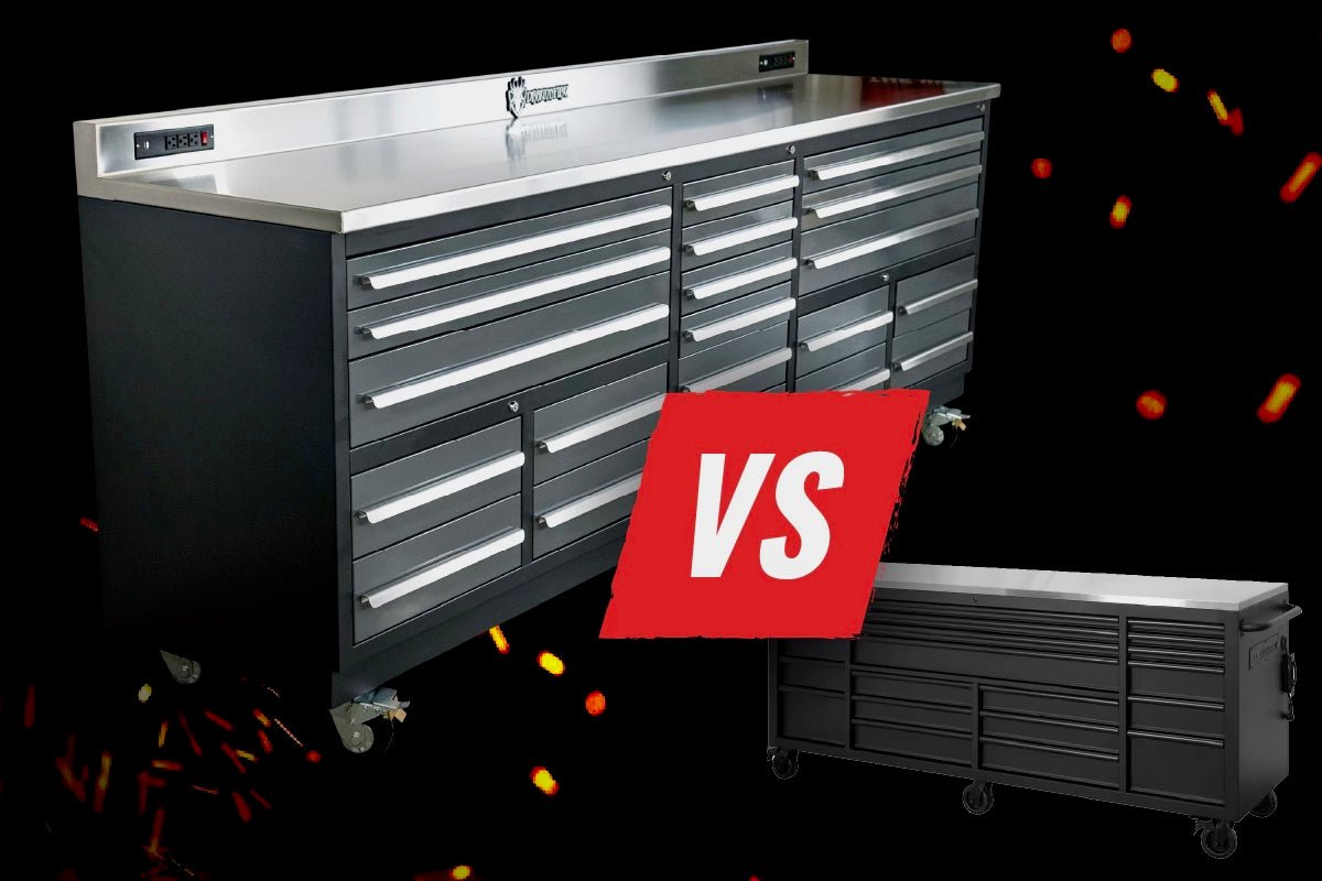 Heavy Duty Workbench with Tool Storage VS Tool Chest, Which is better? - Dragonfire Tool Storage