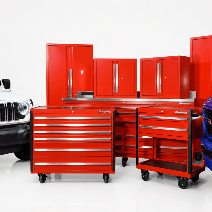 Fire Red: A New Finish for Our 10th Year - Dragonfire Tool Storage