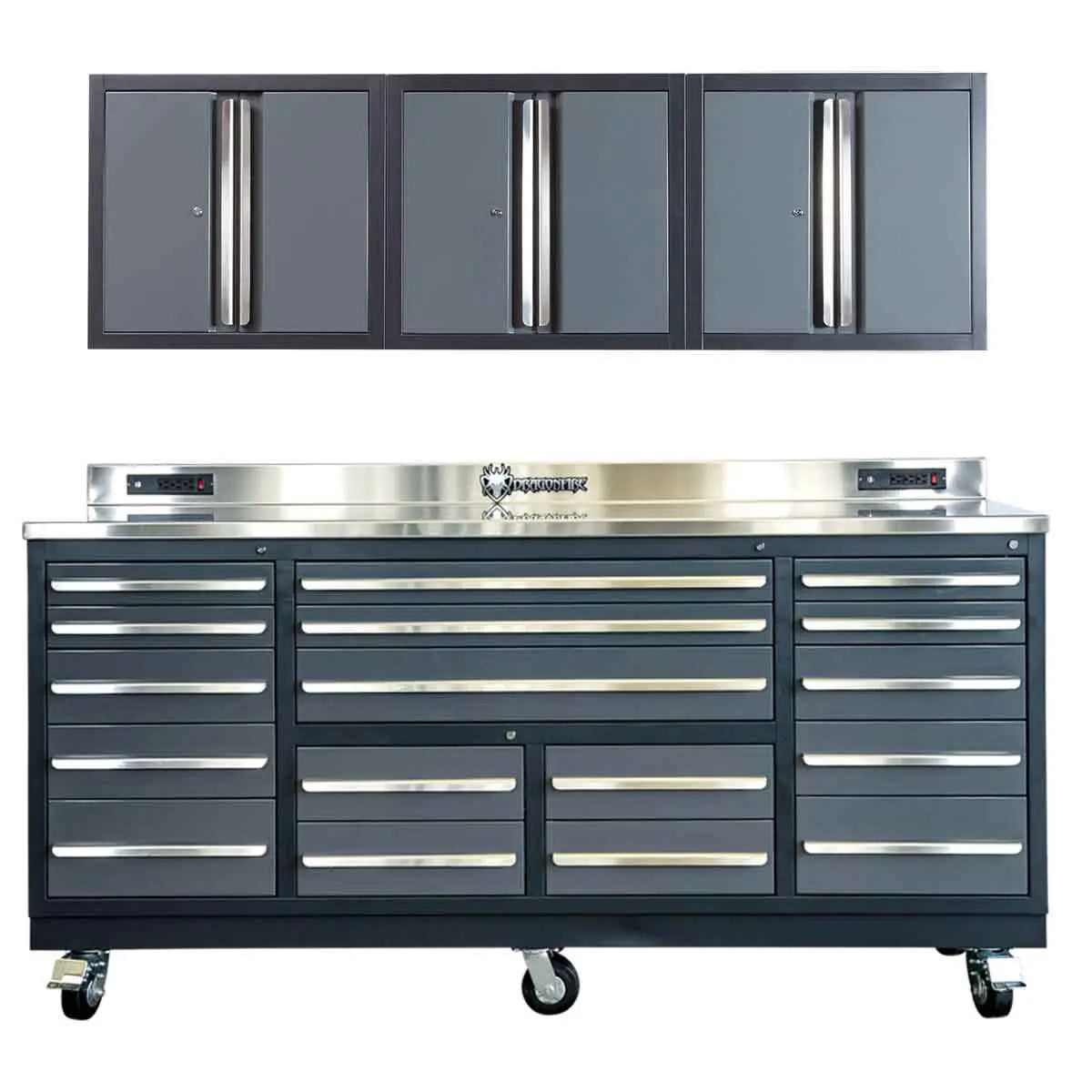 7FT Workbench / Toolbox combos with tool storage for garages and shops ...