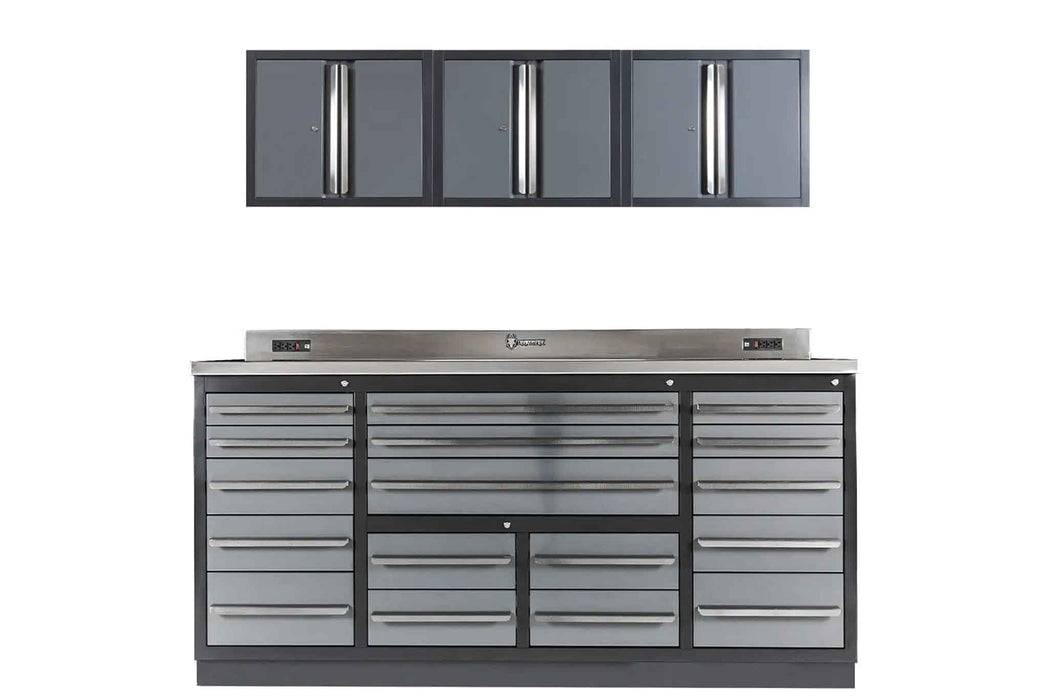 Heavy Duty Midnight Pro Series Wall Cabinets (Set of 3)