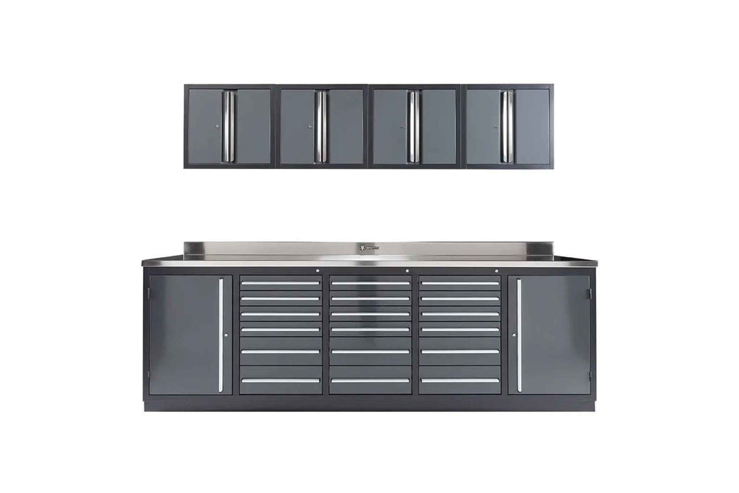 Heavy Duty Midnight Pro Series Wall Cabinets (Set of 3)