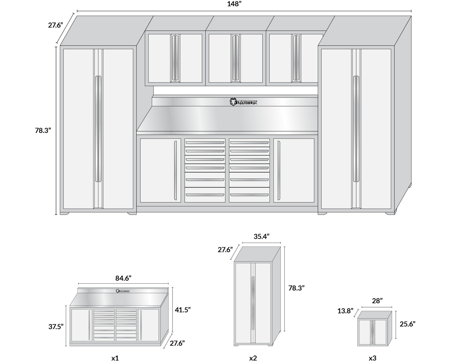 12-Drawer Midnight Pro Series Package