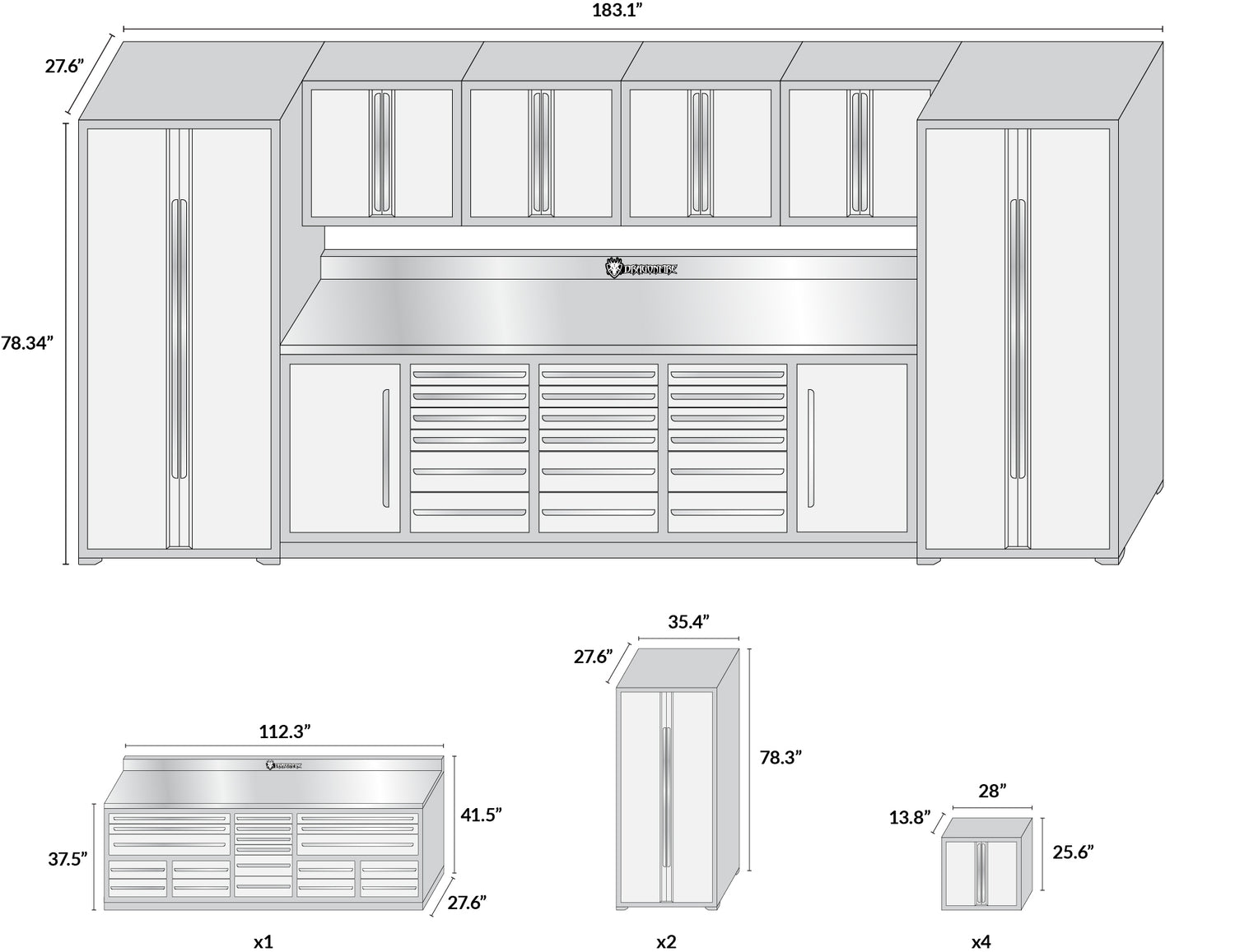 18-Drawer Workbench Package