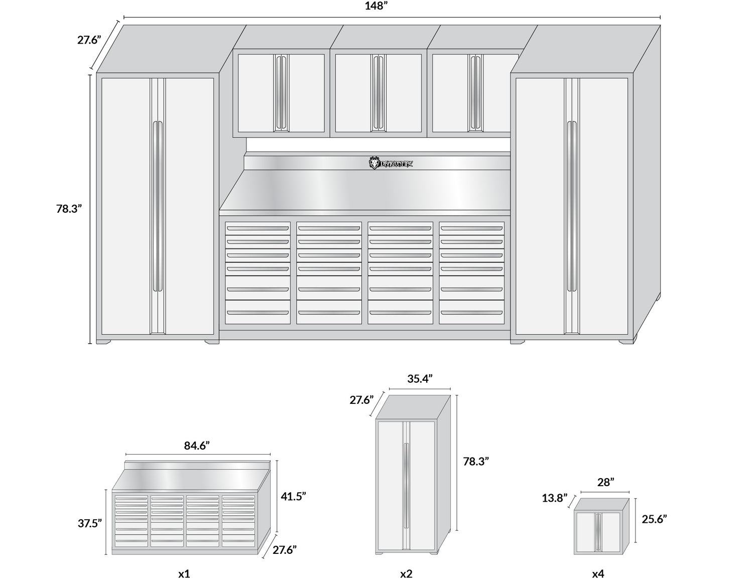 24-Drawer Midnight Pro Series Package