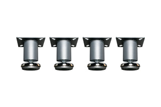 Heavy - Duty Low Profile Adjustable Leveling Feet (Set of 4) - Dragonfire Tool Storage