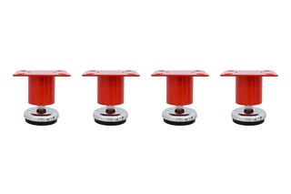 Heavy-Duty Low Profile Adjustable Leveling Feet (Set of 4) - Dragonfire Tool Storage