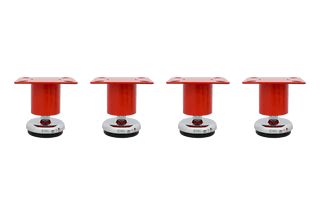 Heavy-Duty Low Profile Adjustable Leveling Feet (Set of 4) - Dragonfire Tool Storage