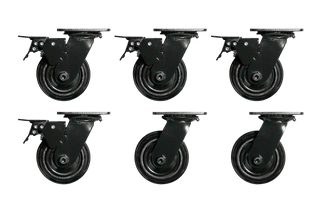 Heavy-Duty Casters (Set of 6) - Dragonfire Tool Storage