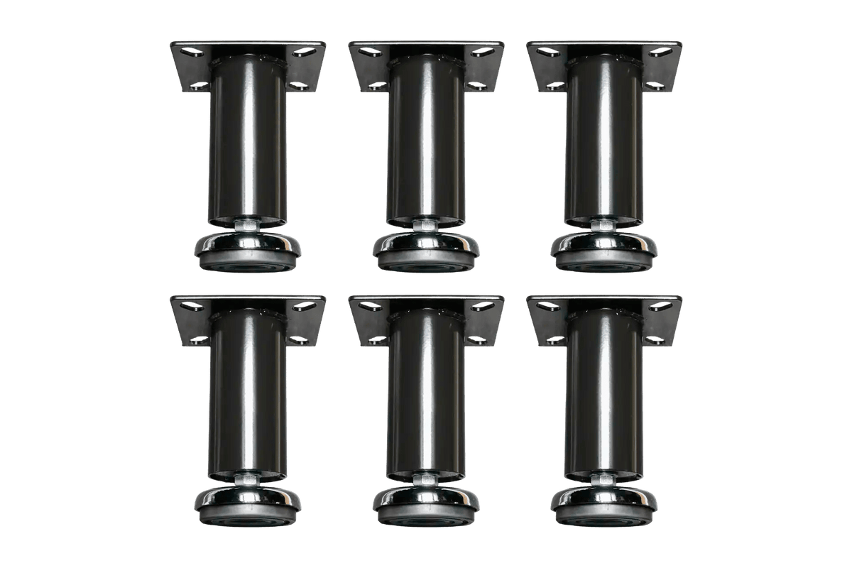 Heavy-Duty Adjustable Leveling Feet (Set of 6) - Dragonfire Tool Storage