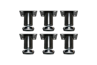 Heavy - Duty Low Profile Adjustable Leveling Feet (Set of 6) - Dragonfire Tool Storage