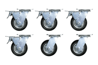 Heavy-Duty Casters (Set of 6) - Dragonfire Tool Storage