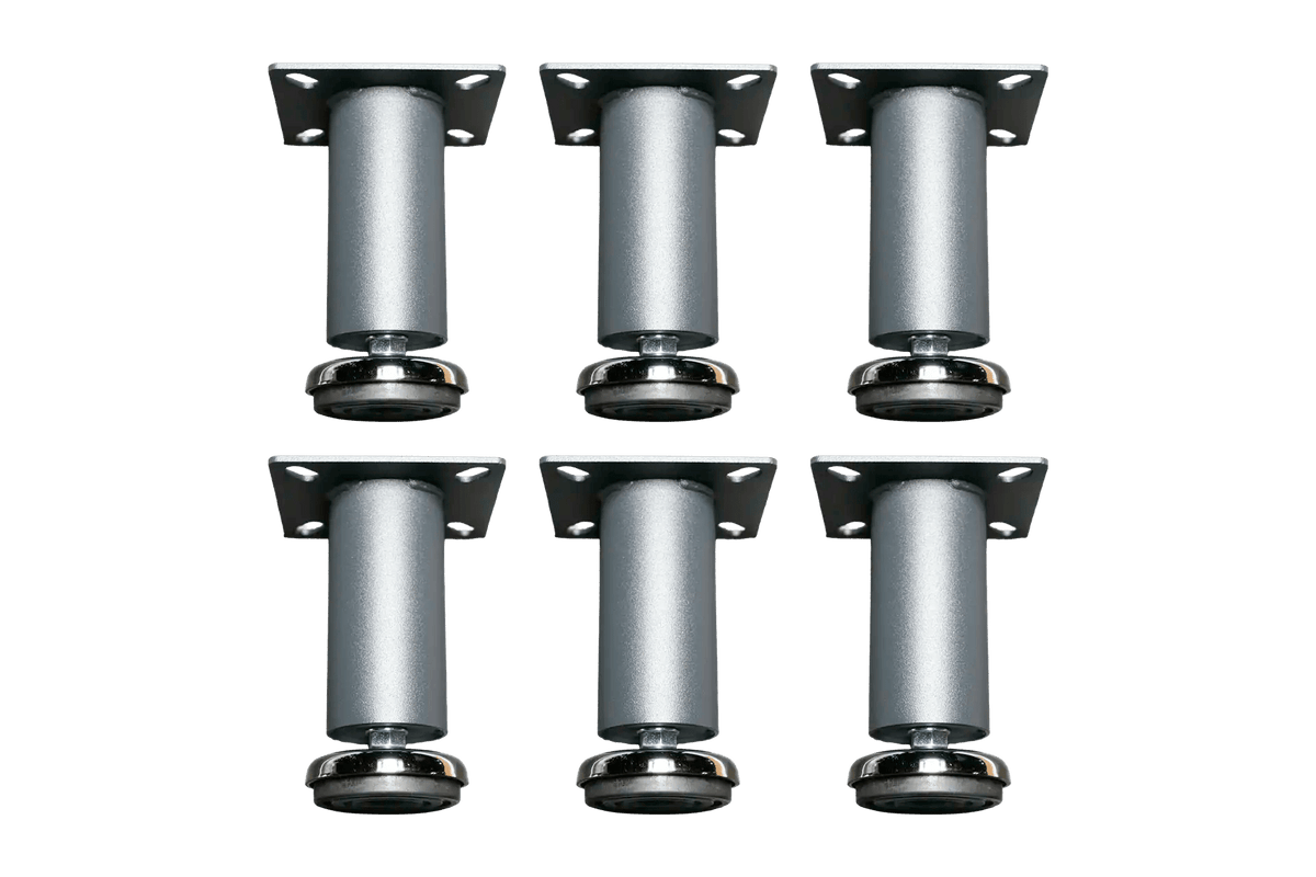 Heavy-Duty Adjustable Leveling Feet (Set of 6) - Dragonfire Tool Storage