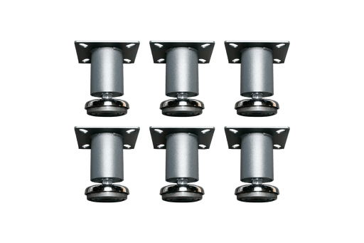 Heavy-Duty Low Profile Adjustable Leveling Feet (Set of 6) - Dragonfire Tool Storage