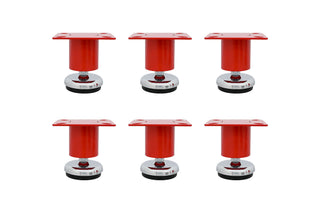 Heavy-Duty Low Profile Adjustable Leveling Feet (Set of 6) - Dragonfire Tool Storage