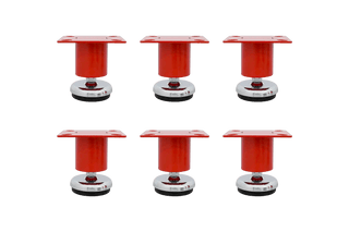 Heavy-Duty Low Profile Adjustable Leveling Feet (Set of 6) - Dragonfire Tool Storage