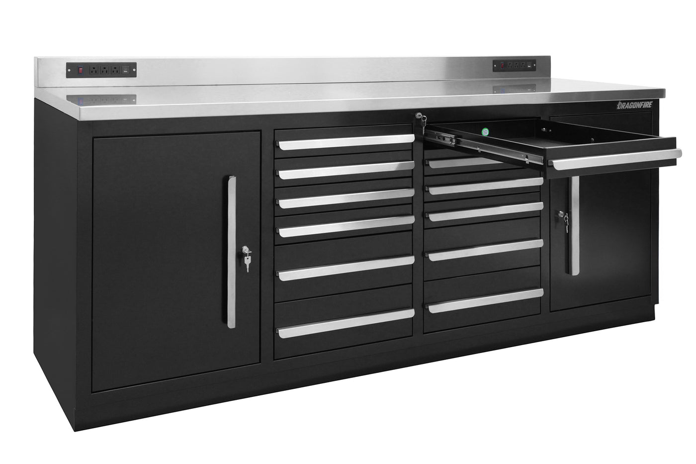 Pro Series 12 Drawer 7FT Workbench - Dragonfire Tool Storage