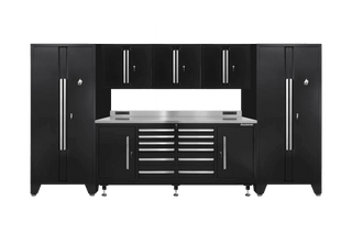 Pro Series 12 Drawer Workbench Package - Workbench, Wall Cabinets & Locker Cabinets - Dragonfire Tool Storage