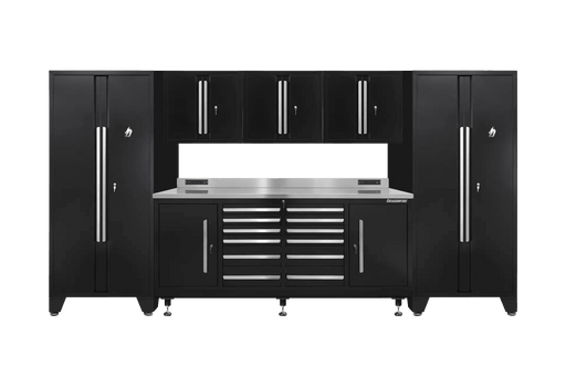 Pro Series 12 Drawer Workbench Package - Workbench, Wall Cabinets & Locker Cabinets - Dragonfire Tool Storage