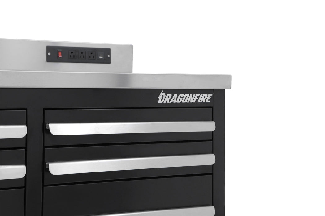 Dragonfire 17 Drawer Pro Series 7FT Workbench