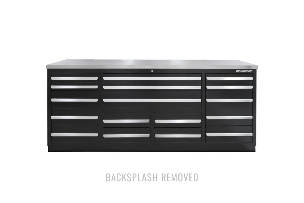 Dragonfire 17 Drawer Pro Series 7FT Workbench