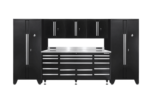Pro Series 17 Drawer Workbench Package - Workbench, Wall Cabinets & Locker Cabinets - Dragonfire Tool Storage