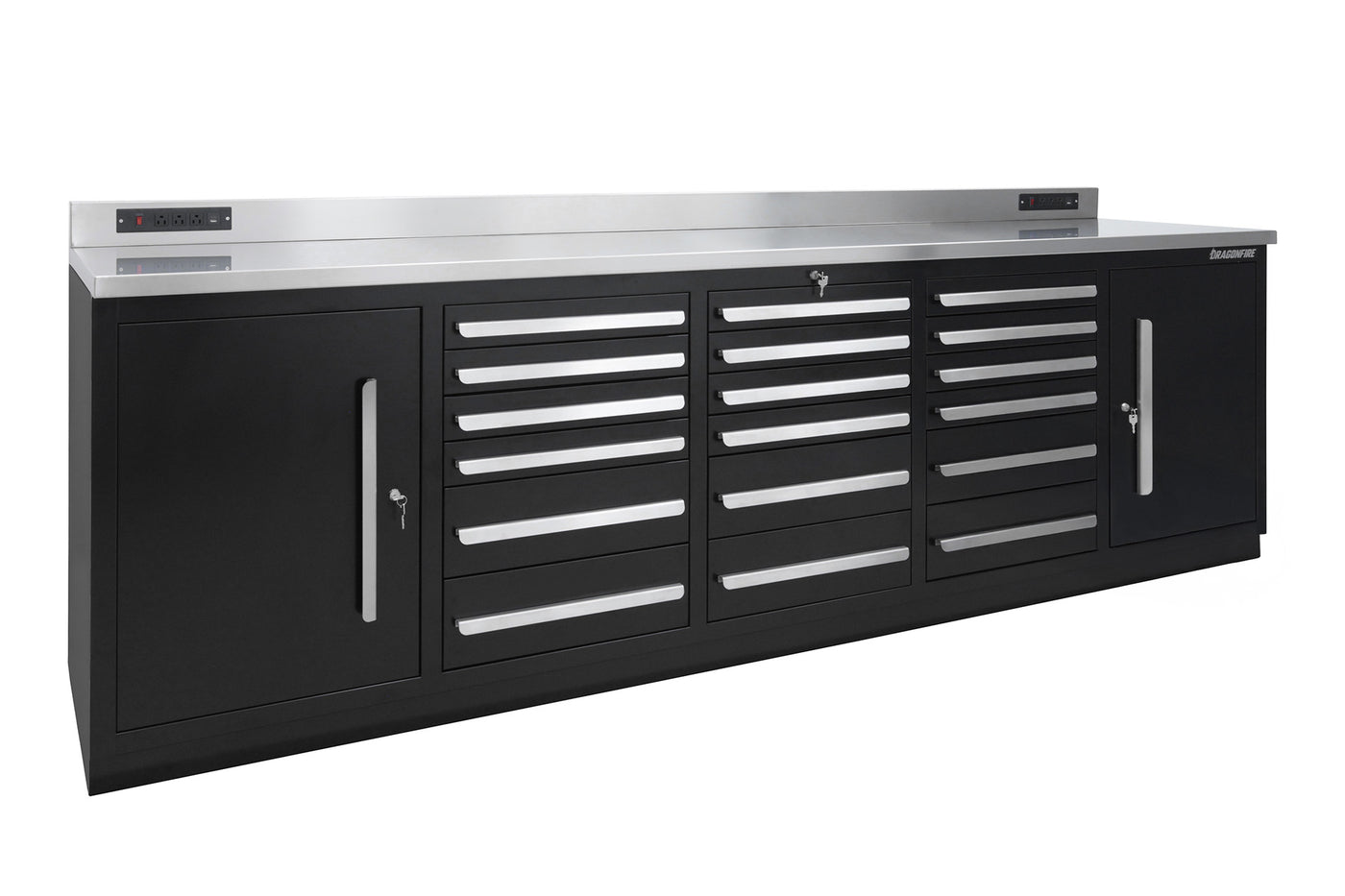 Pro Series 18 Drawer 9FT Workbench - Dragonfire Tool Storage