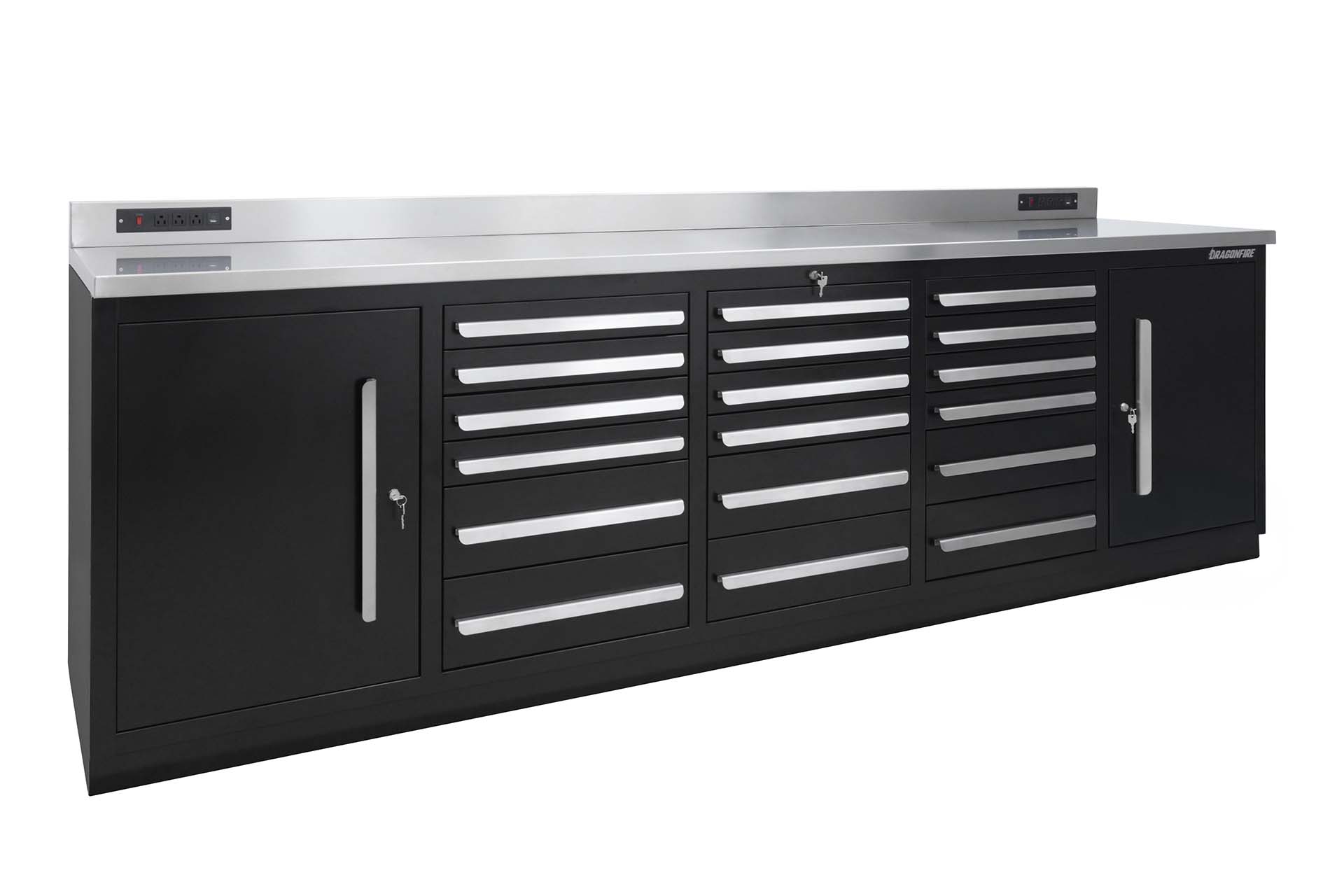Pro Series 18 Drawer 9FT Workbench — Dragonfire Tool Storage