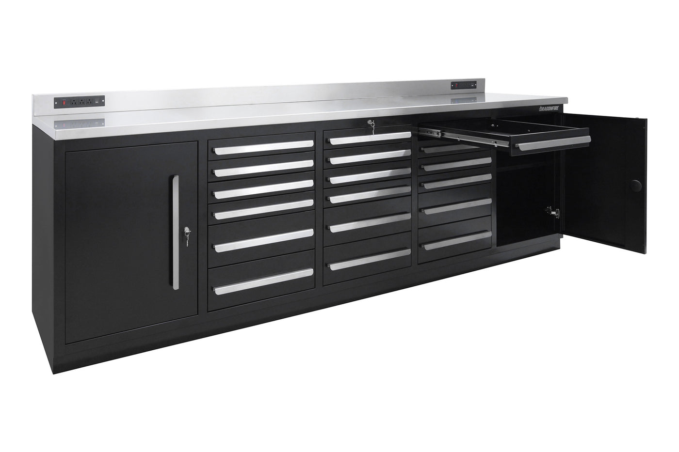 Pro Series 18 Drawer 9FT Workbench - Dragonfire Tool Storage