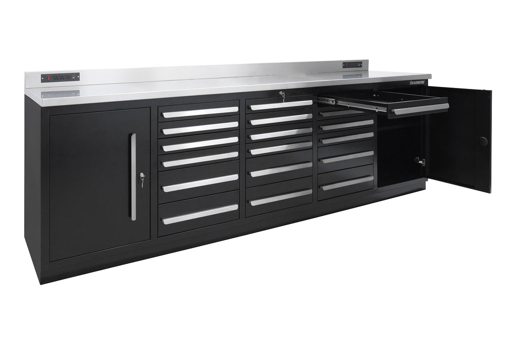 Dragonfire 18 Drawer Pro Series 9FT Workbench