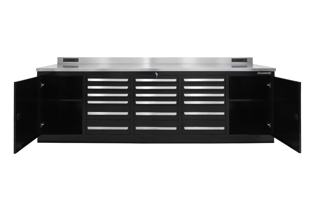 Dragonfire 18 Drawer Pro Series 9FT Workbench