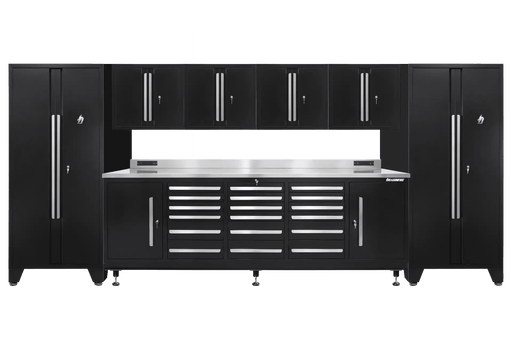 Pro Series 18 Drawer Workbench Package - Workbench, Wall Cabinets & Locker Cabinets - Dragonfire Tool Storage