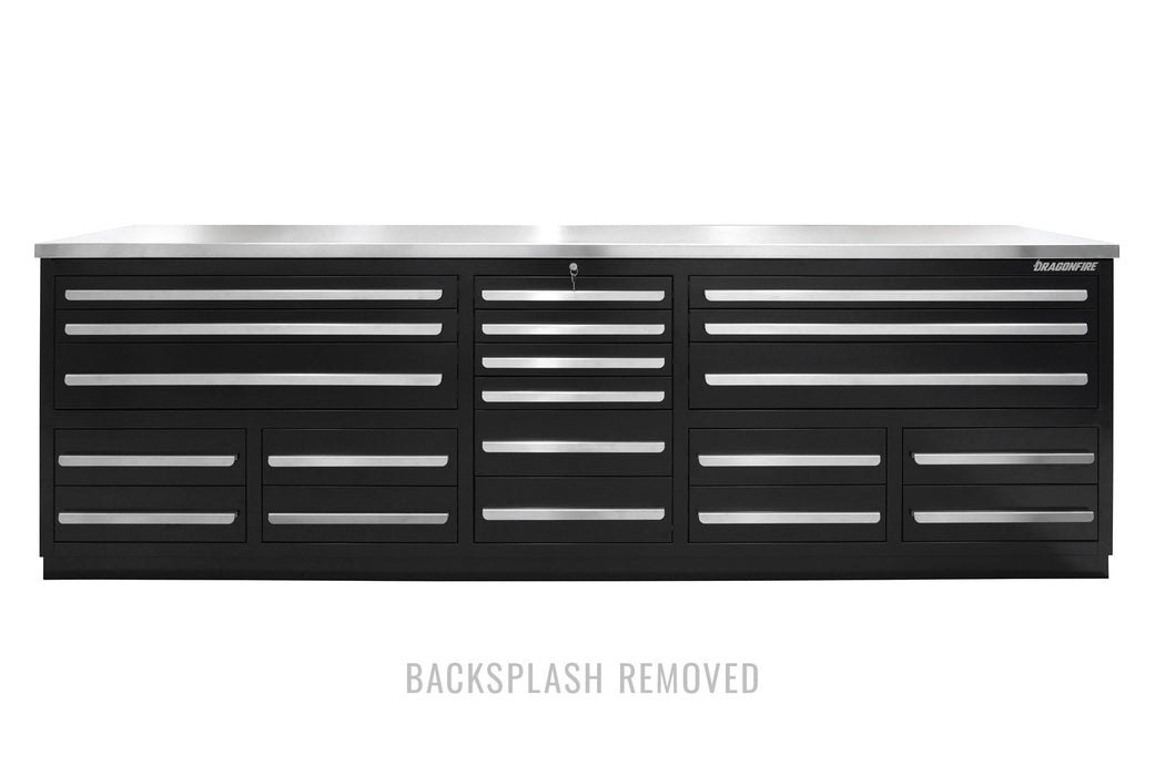 Dragonfire 20 Drawer Pro Series 9FT Workbench
