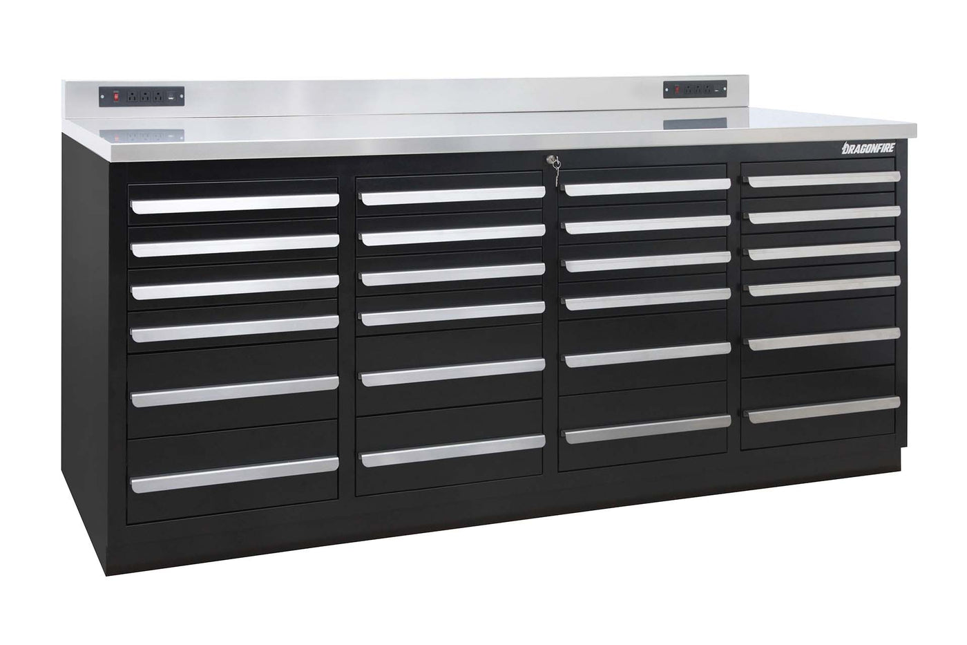 Pro Series 24 Drawer 7FT Workbench - Dragonfire Tool Storage