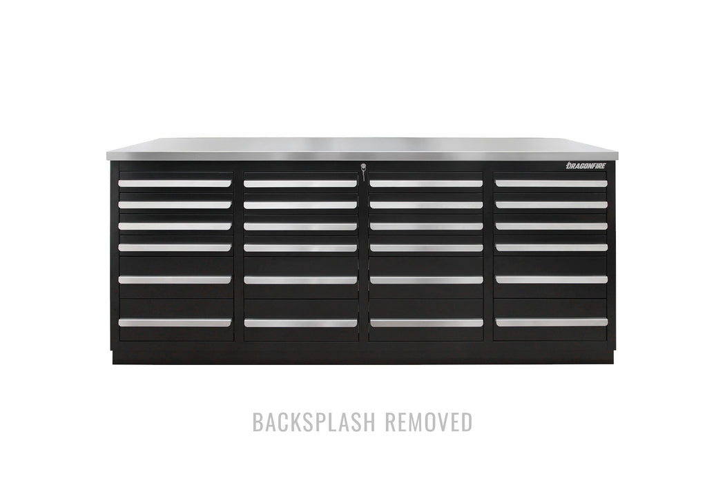 Dragonfire 24 Drawer Pro Series 7FT Workbench