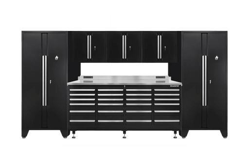 Pro Series 24 Drawer Workbench Package - Workbench, Wall Cabinets & Locker Cabinets - Dragonfire Tool Storage