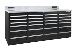 Pro Series 24 Drawer Workbench Package - Workbench, Wall Cabinets & Locker Cabinets - Dragonfire Tool Storage