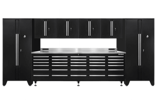 Pro Series 30 Drawer Workbench Package - Workbench, Wall Cabinets & Locker Cabinets - Dragonfire Tool Storage