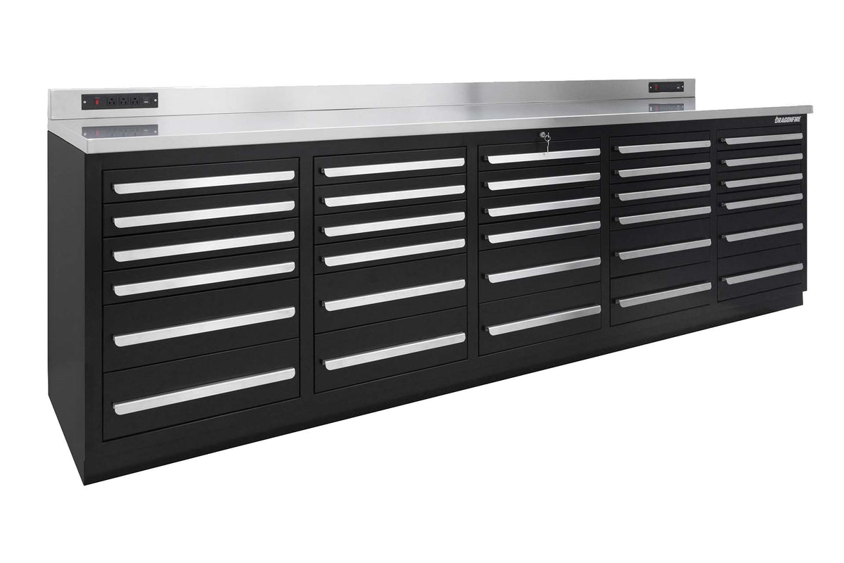 Pro Series 30 Drawer Workbench Package - Workbench, Wall Cabinets & Locker Cabinets - Dragonfire Tool Storage