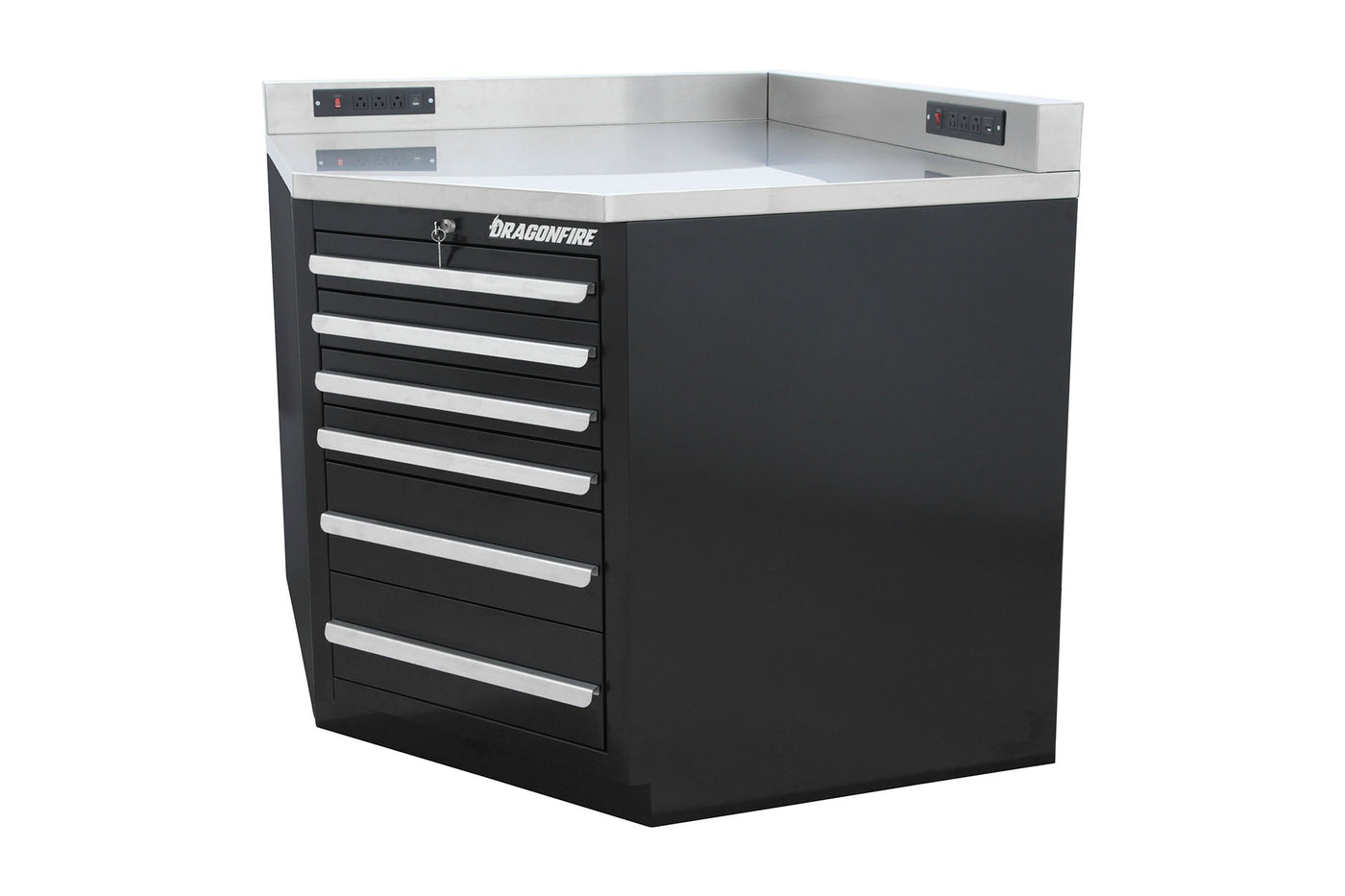 Dragonfire Pro Series Lower Corner Cabinet - Dragonfire Tool Storage
