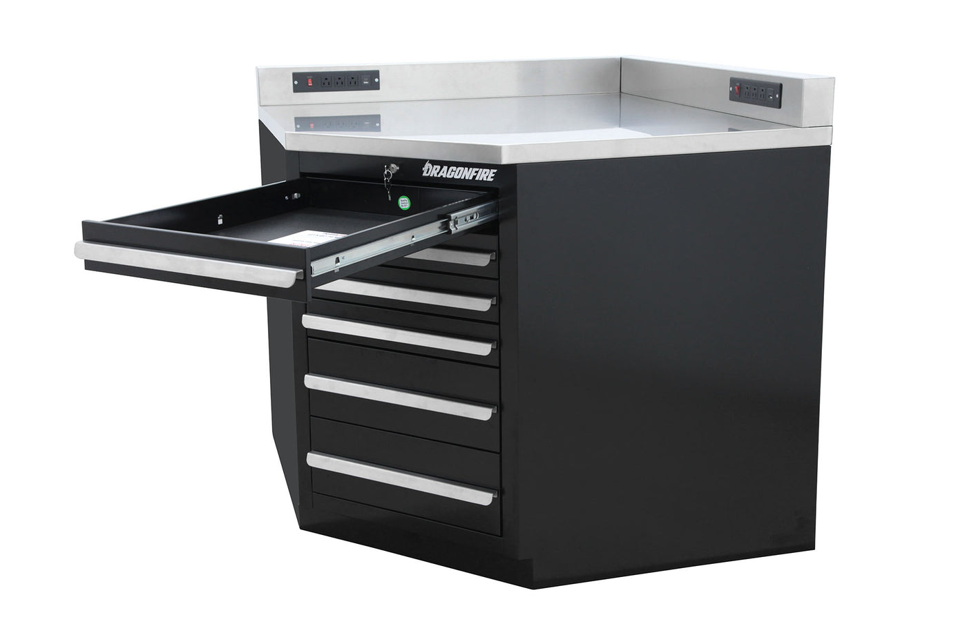 Dragonfire Pro Series Lower Corner Cabinet - Dragonfire Tool Storage
