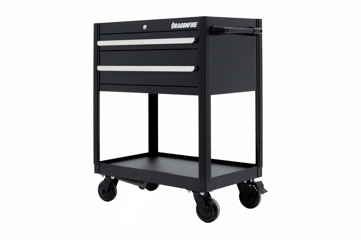 Pro Series 2 Drawer Open Bottom Tool Cart - Dragonfire Tool Storage
