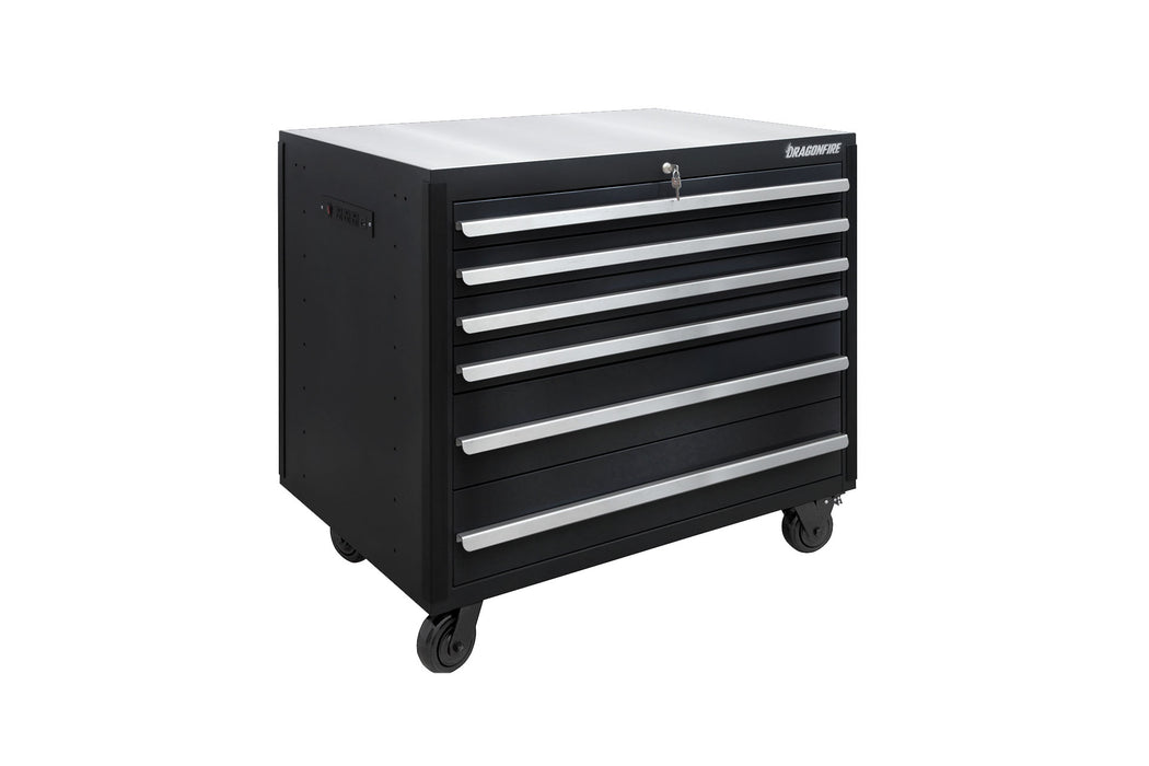 Pro Series 6 Drawer 43-1/2" Rolling Tool Cabinet - Dragonfire Tool Storage