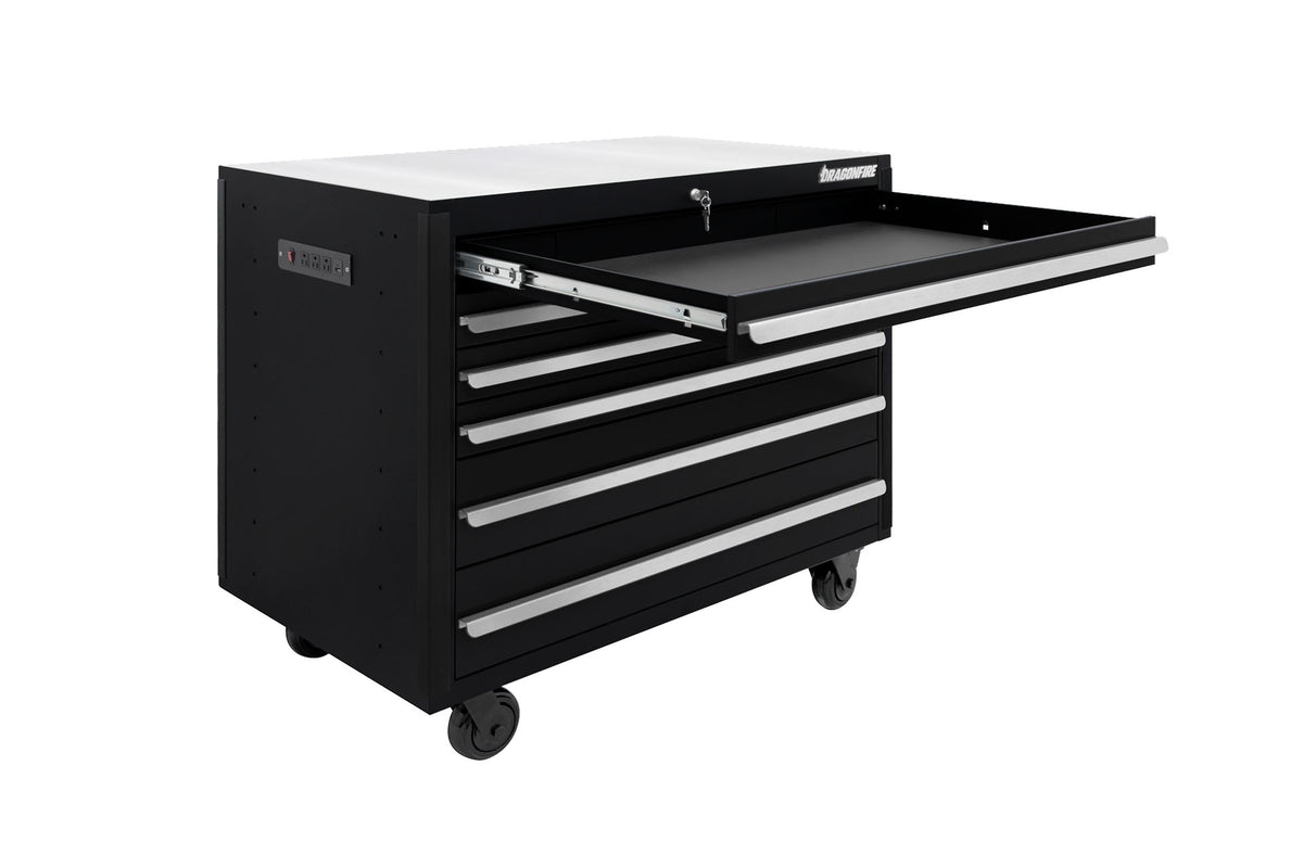 Pro Series 6 Drawer 43-1/2" Rolling Tool Cabinet - Dragonfire Tool Storage