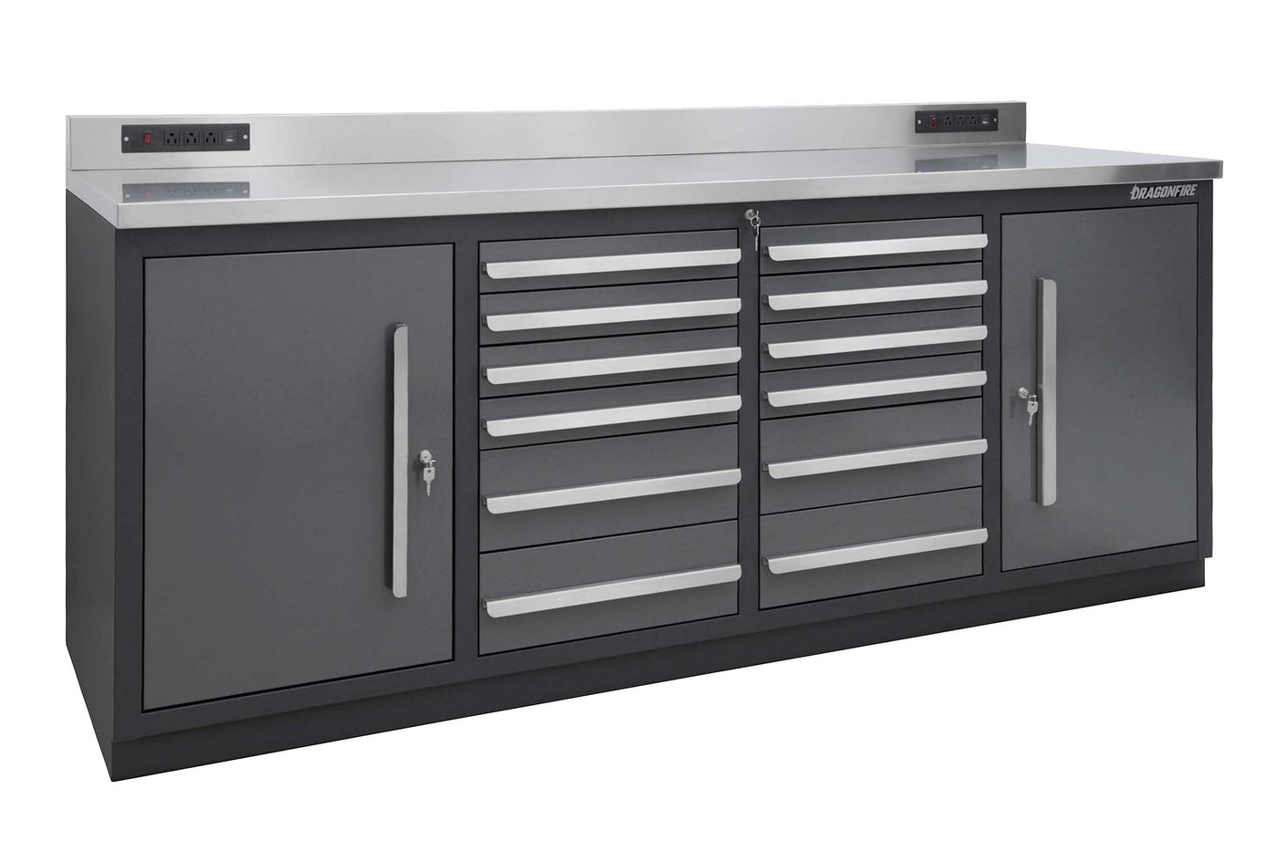 Pro Series 12 Drawer 7FT Workbench - Dragonfire Tool Storage