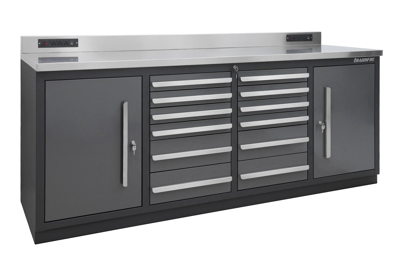 Pro Series 12 Drawer 7FT Workbench - Dragonfire Tool Storage