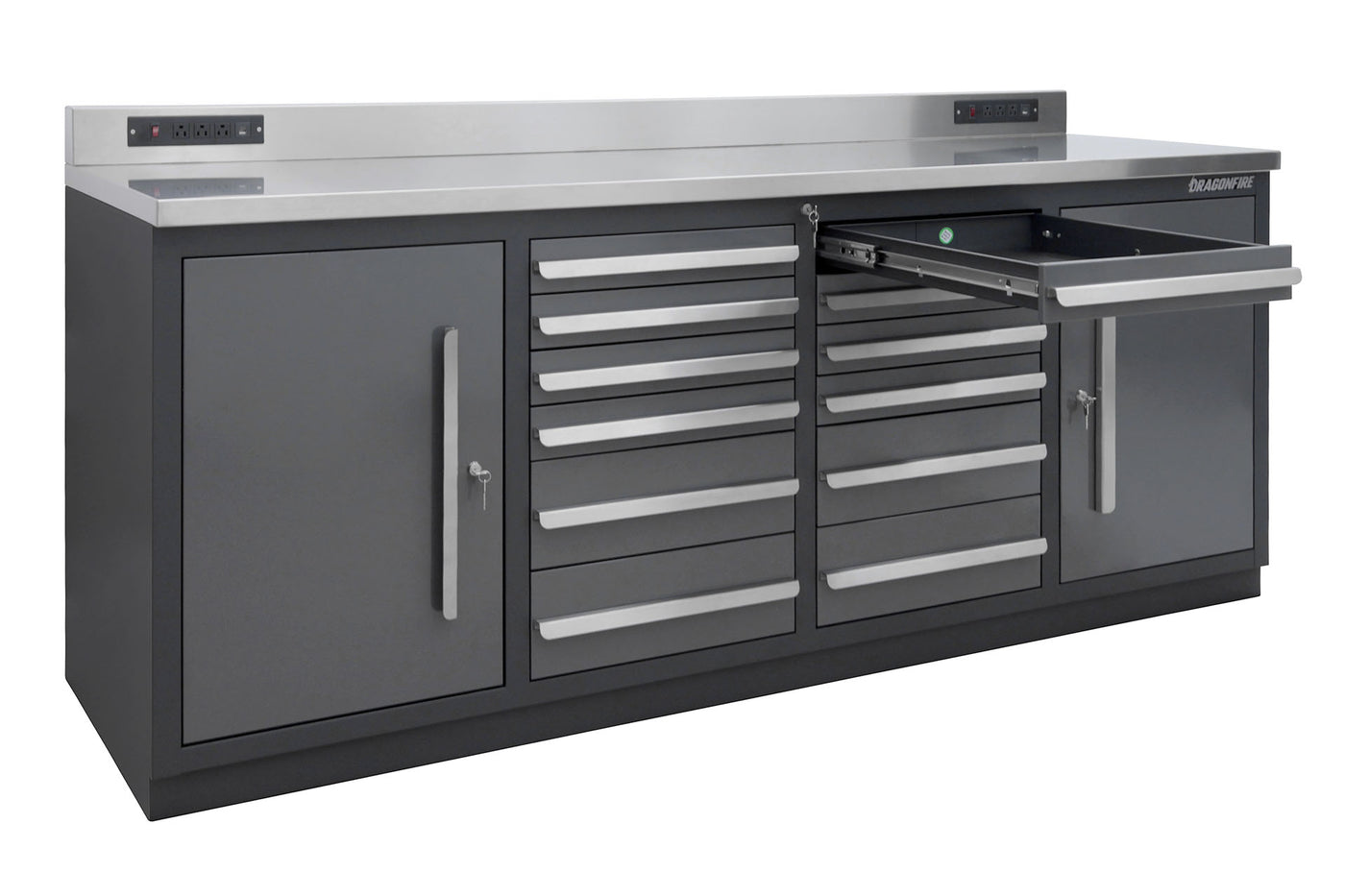 Pro Series 12 Drawer 7FT Workbench - Dragonfire Tool Storage