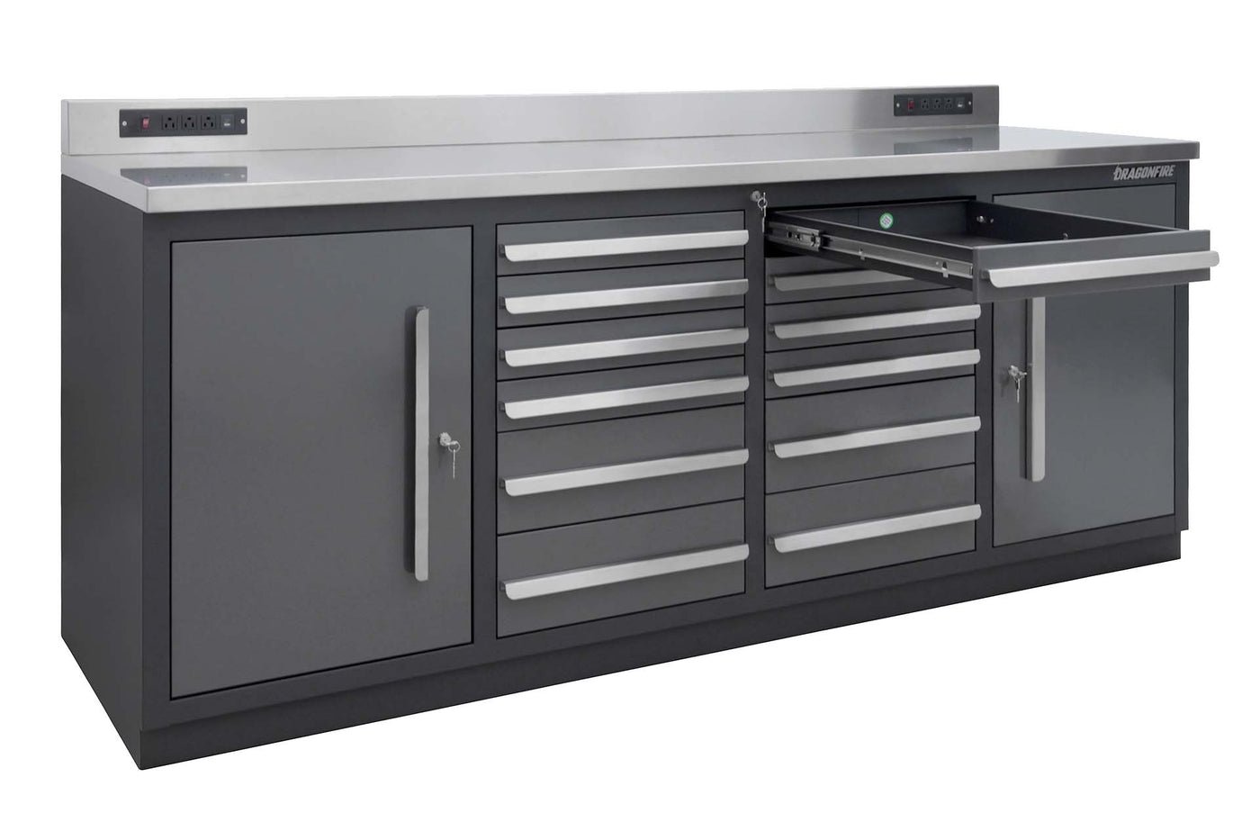 Pro Series 12 Drawer 7FT Workbench - Dragonfire Tool Storage